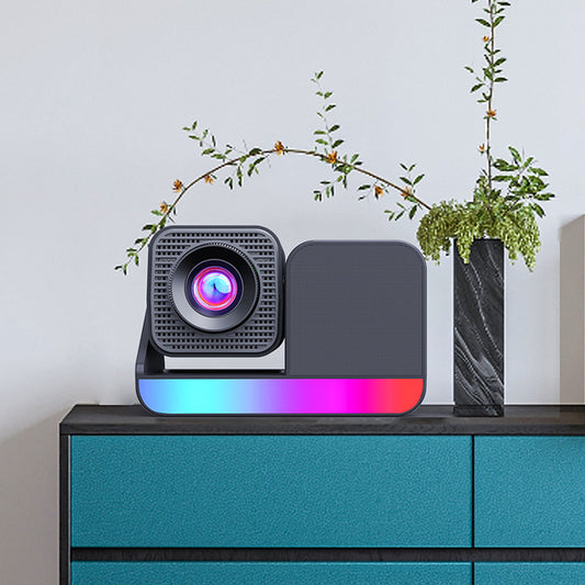 Karaoke Projector With Microphone 1080 HD Projector Home Theater Regional Agent Large Screen