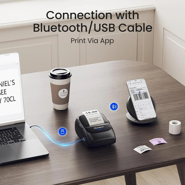 Label Maker Machine , Thermal Inkless , Mini Label Printer