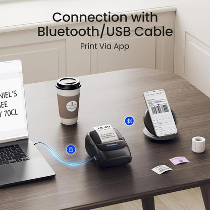 Label Maker Machine , Thermal Inkless , Mini Label Printer