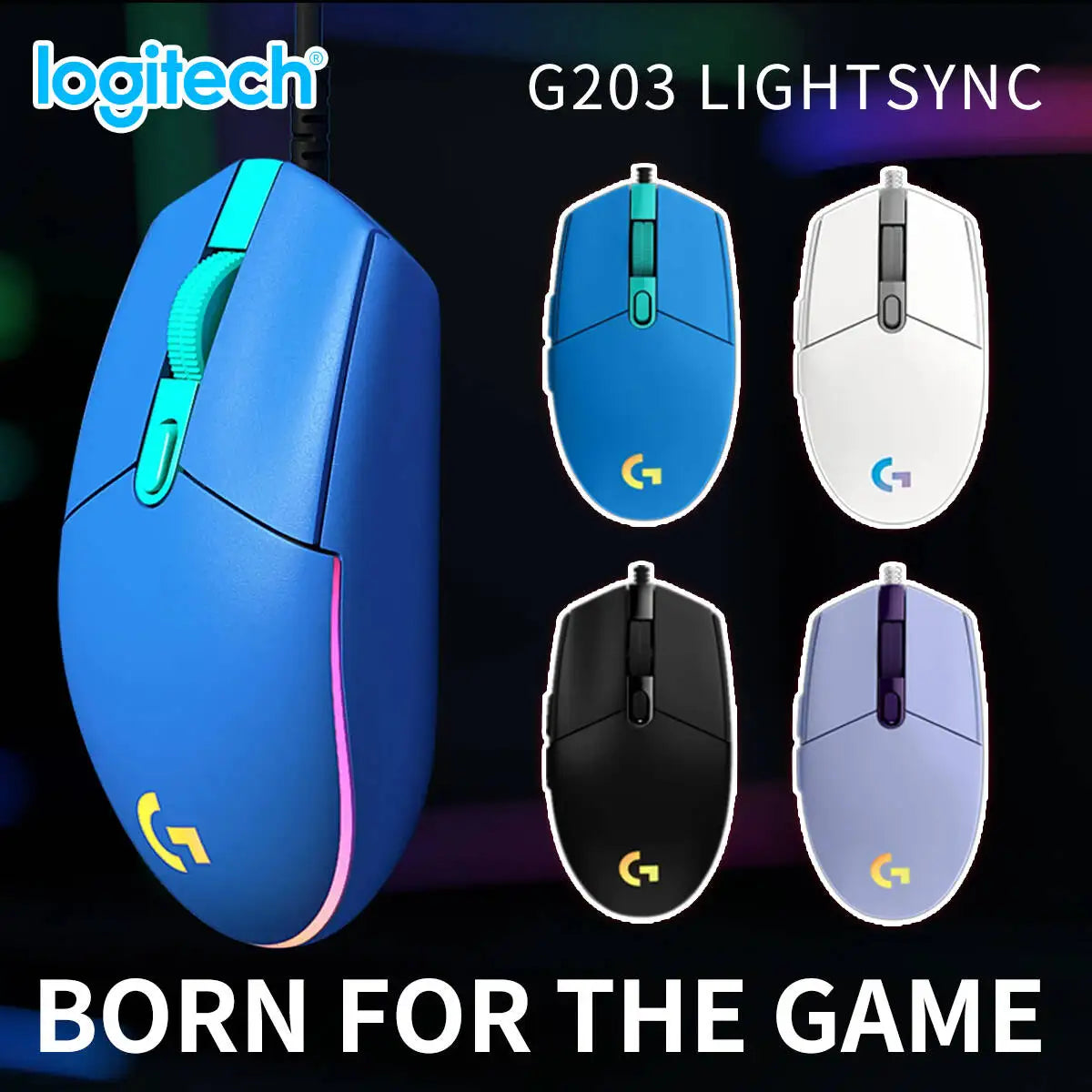 Logitech G203 Wired Gaming Mouse