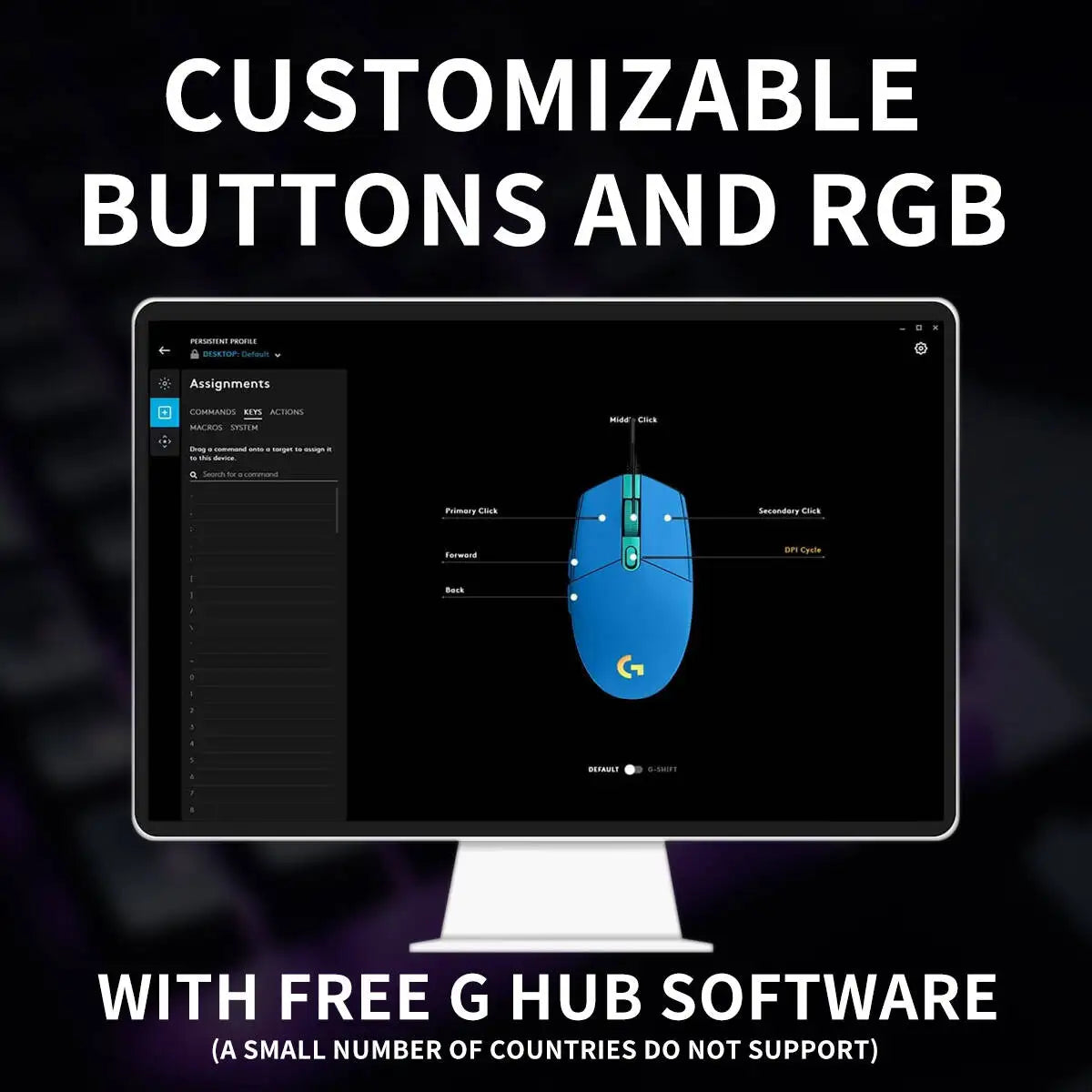 Logitech G203 Wired Gaming Mouse