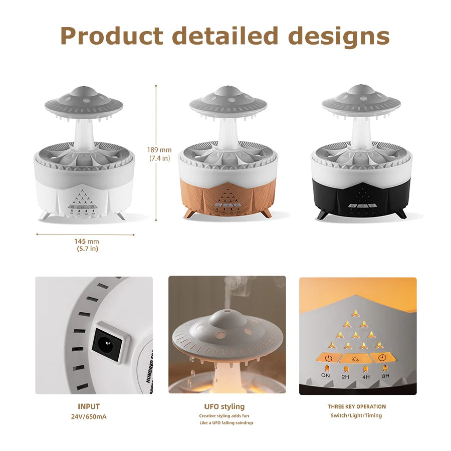 UFO Raindrop Aroma Diffuser