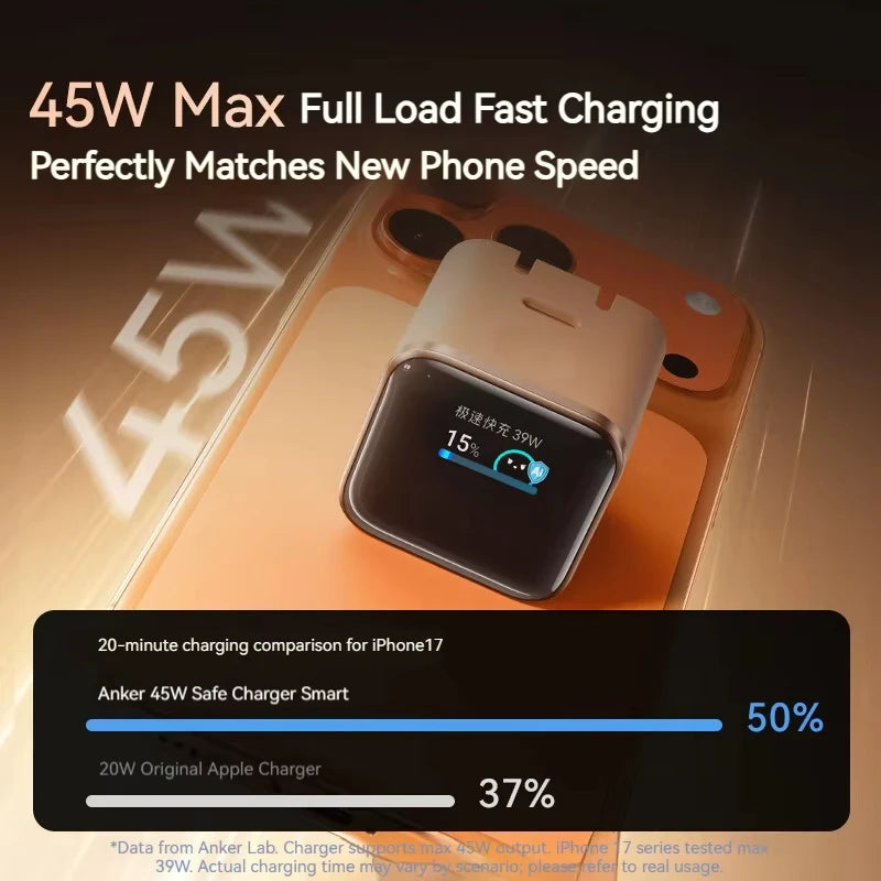 شاحن أنكر نانو بمنفذ USB-C بقوة 45 واط