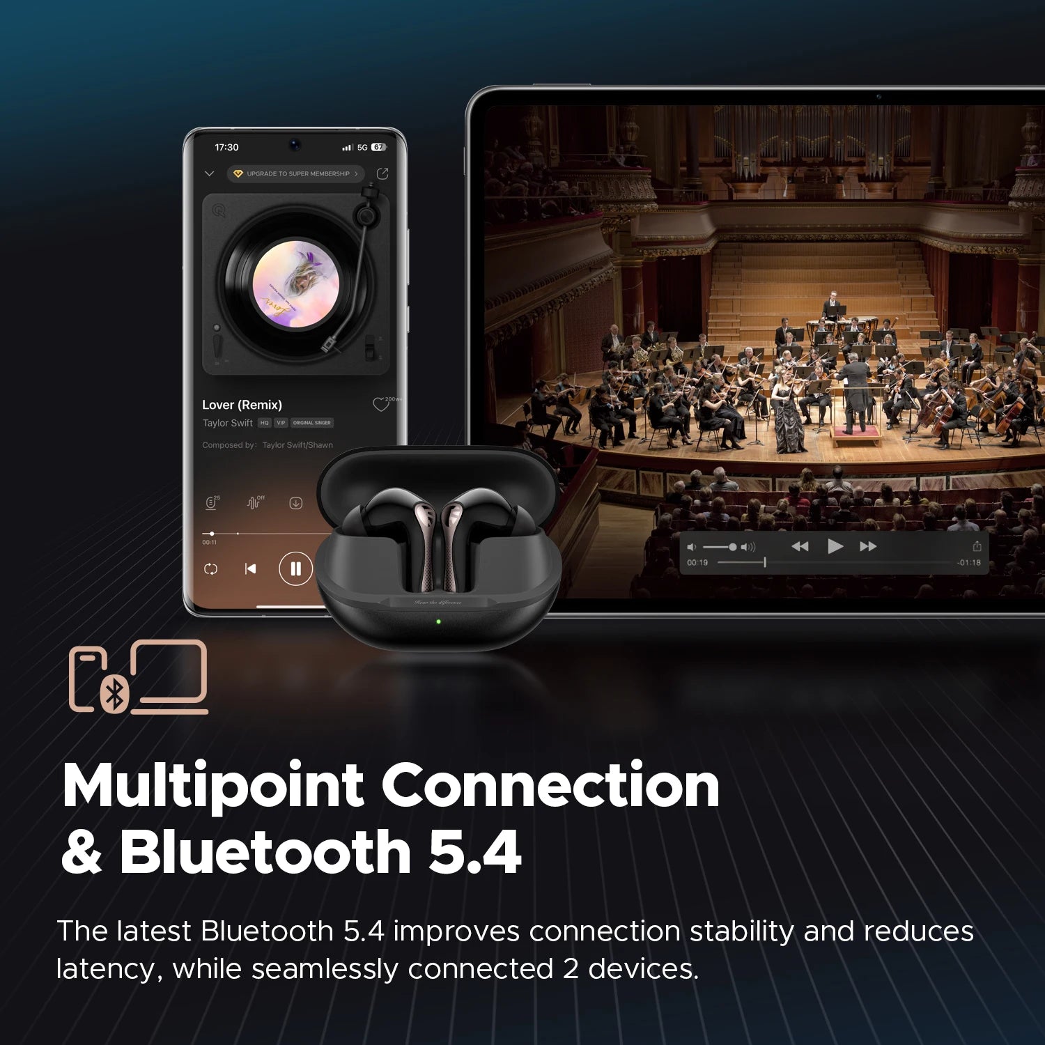 سماعات الأذن SoundPEATS Air5 Pro ANC