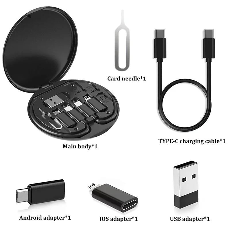 طقم كابل شحن USB C متعدد