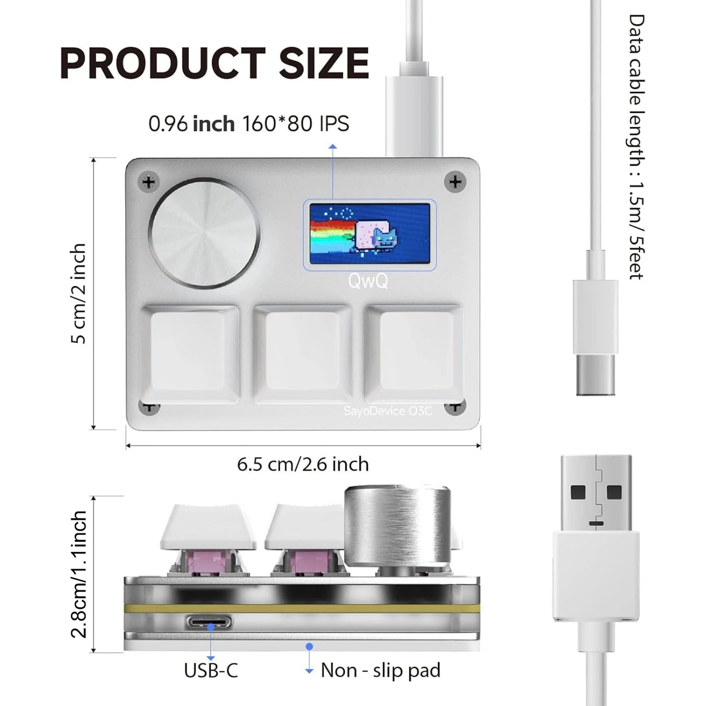 O3C SayoDevice Rapid Trigger Keyboard