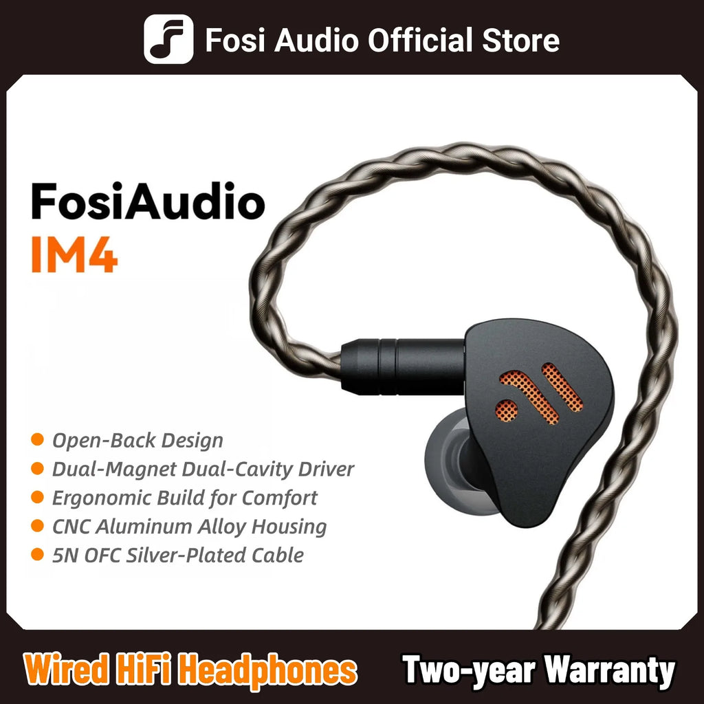 سماعات أذن Fosi Audio IM4 عالية الدقة