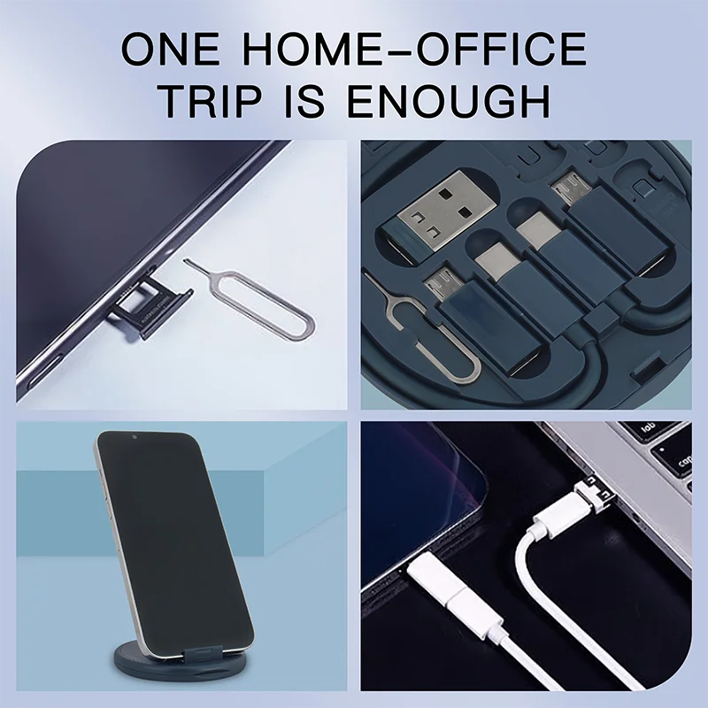 طقم كابل شحن USB C متعدد