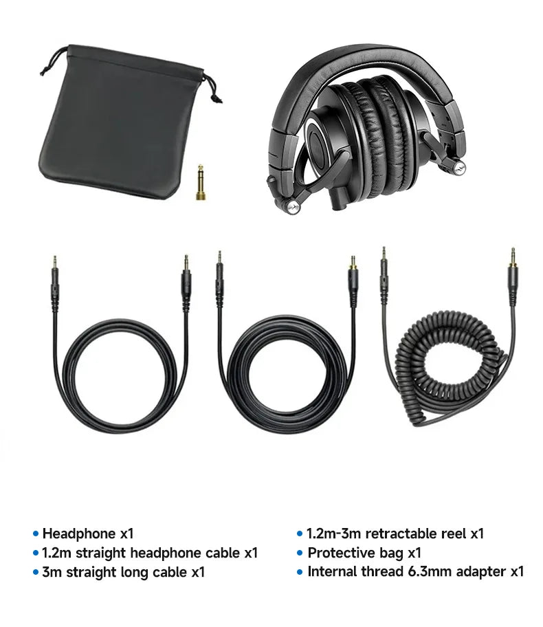 M50X HIFI Audio Headphones