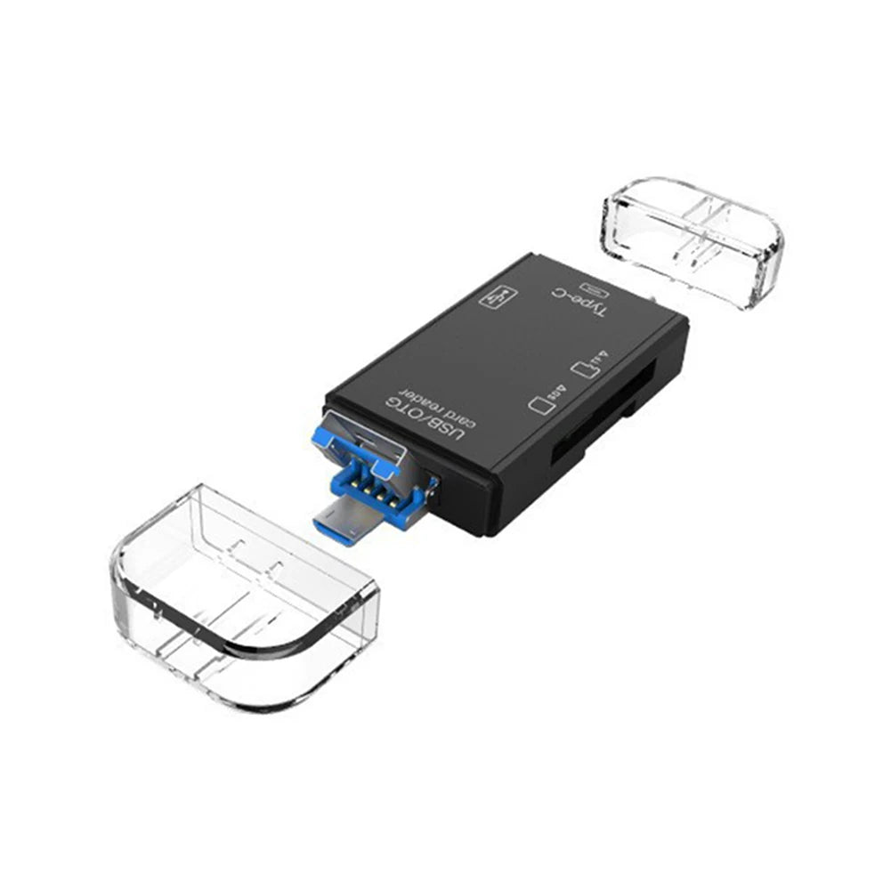 قارئ بطاقات USB 6 في 1