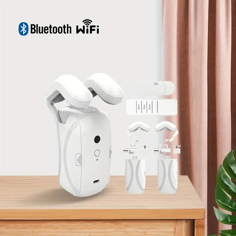 جهاز فتح الستائر الأوتوماتيكي الذكي بتقنية الواي فاي